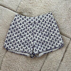 Claudie Pierlot | High-rise Topstitched Shorts